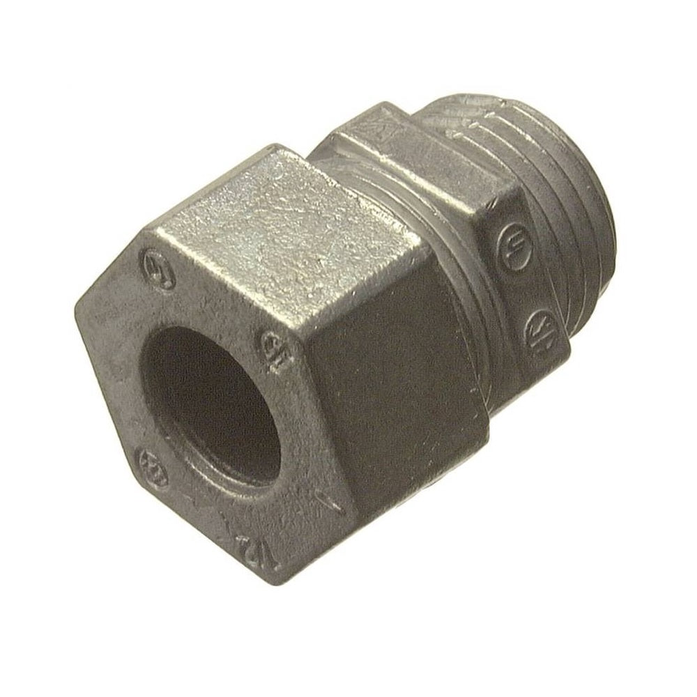 Halex 21692 Cord Connector, 1/2 Inch, Zinc