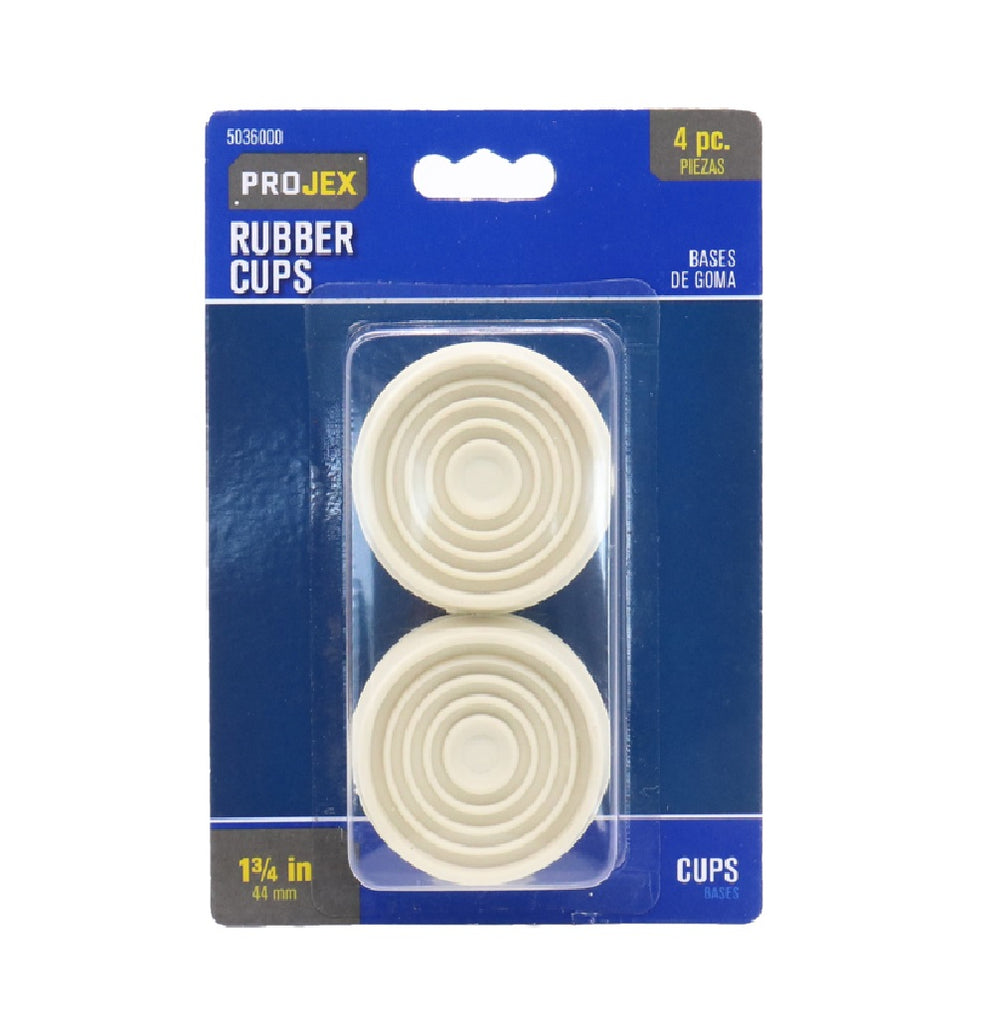 Projex 9167/ACE Round Caster Cup, White — LIfe and Home