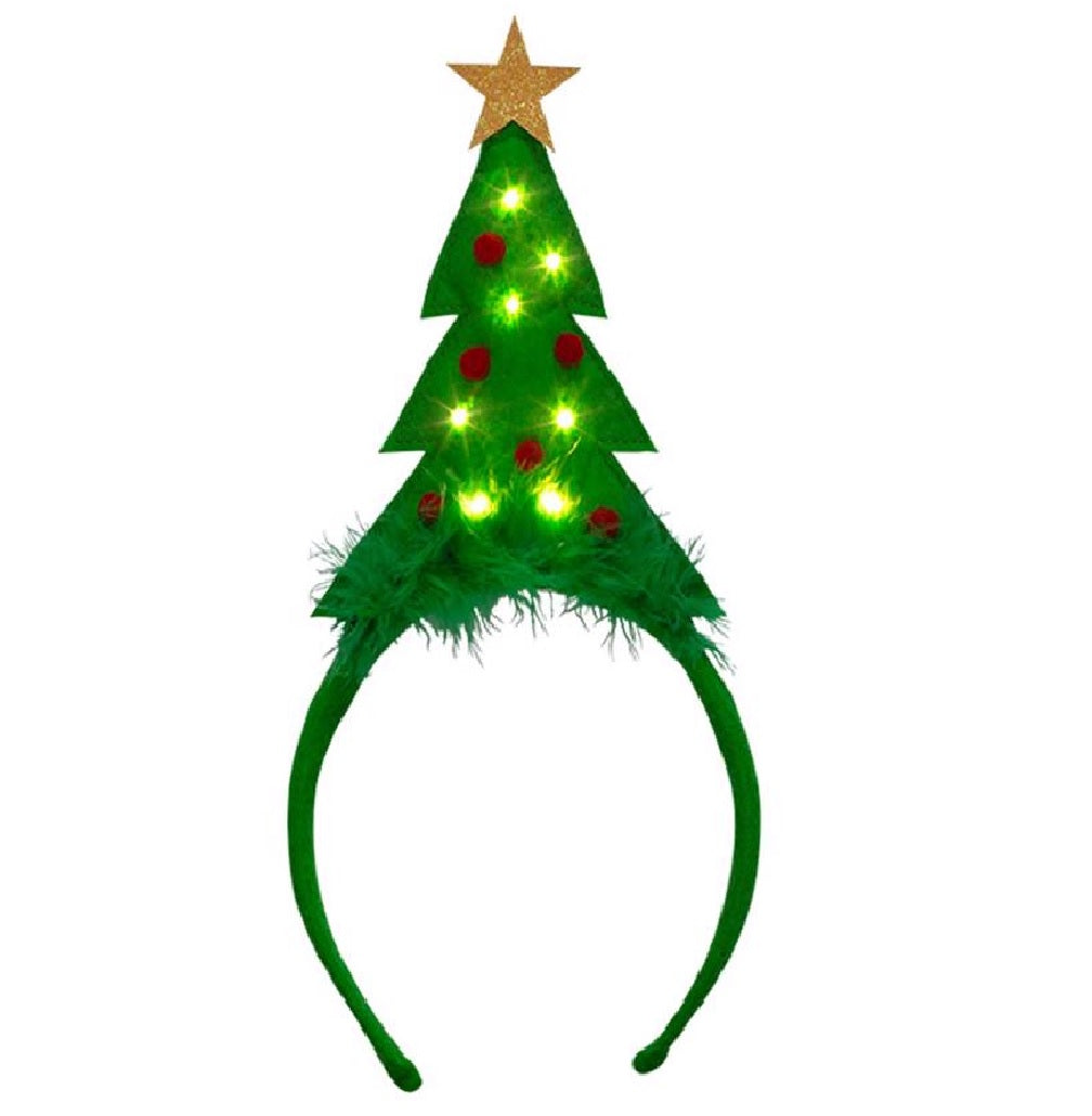 Dyno 0409800-1 Felt Tree with LED Lights Headband