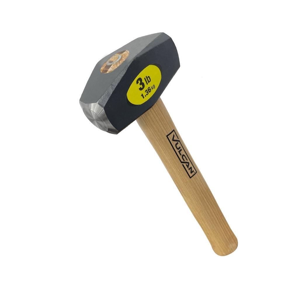 Vulcan 0358119 Drilling Hammer, Wood Handle, 3 lb
