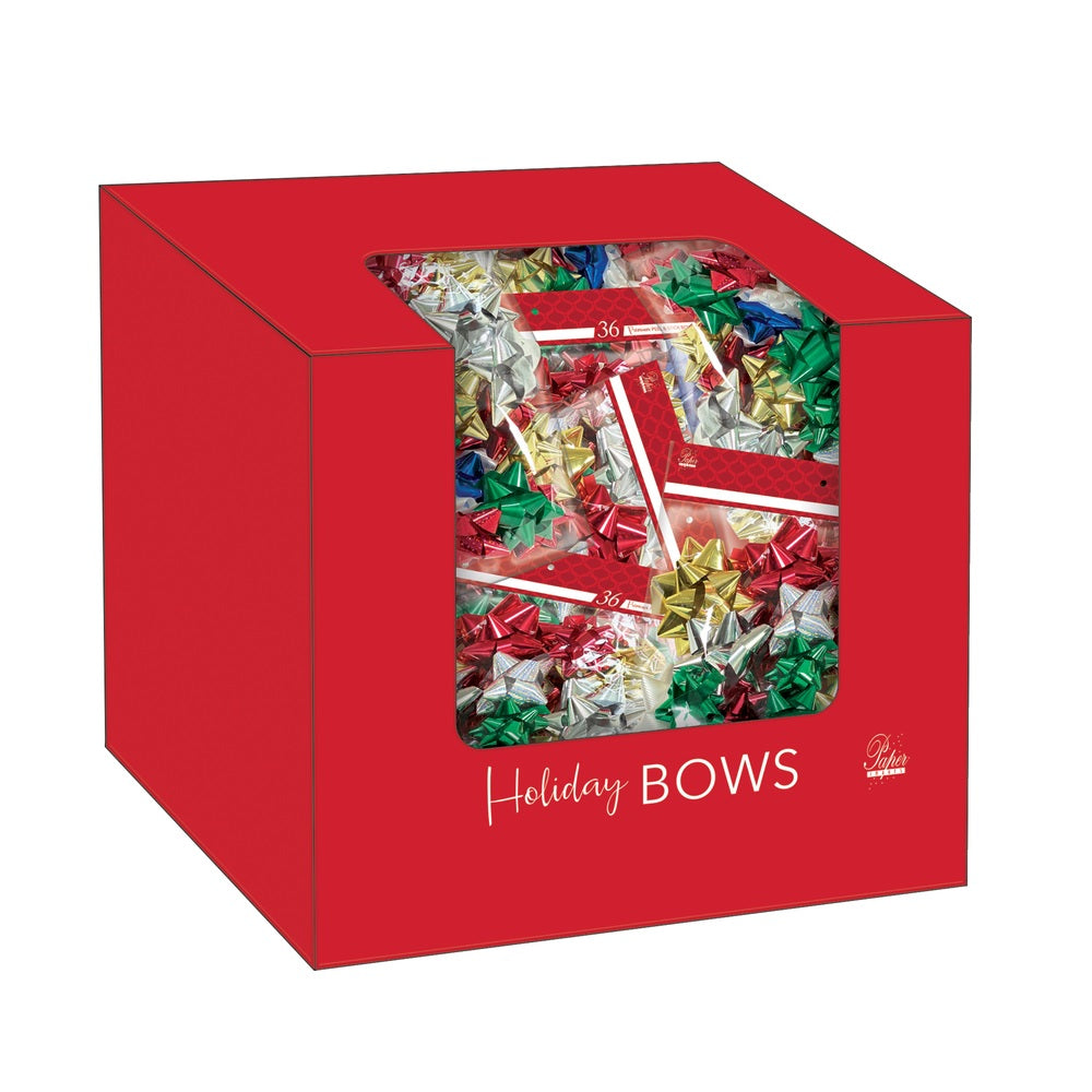 Paper Images BOW36CD3 Traditional Bows, Assorted