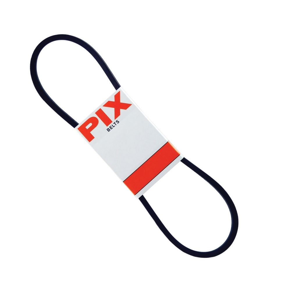 PIX 3L290 Rubber Industrial V-Belt, Black, 3/8 Inch