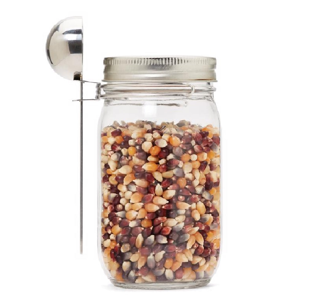 Jarware 82655 Regular Mouth Coffee Spoon Scoop & Lid