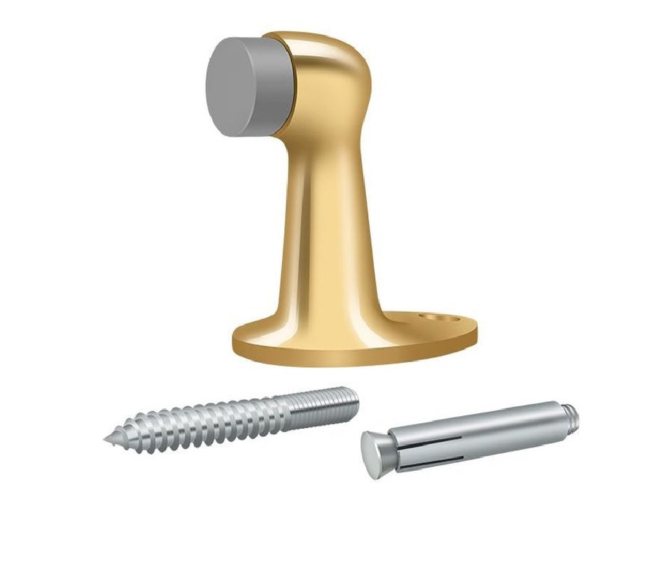 Deltana FDB278CR003 Floor Door Bumper, Lifetime Brass