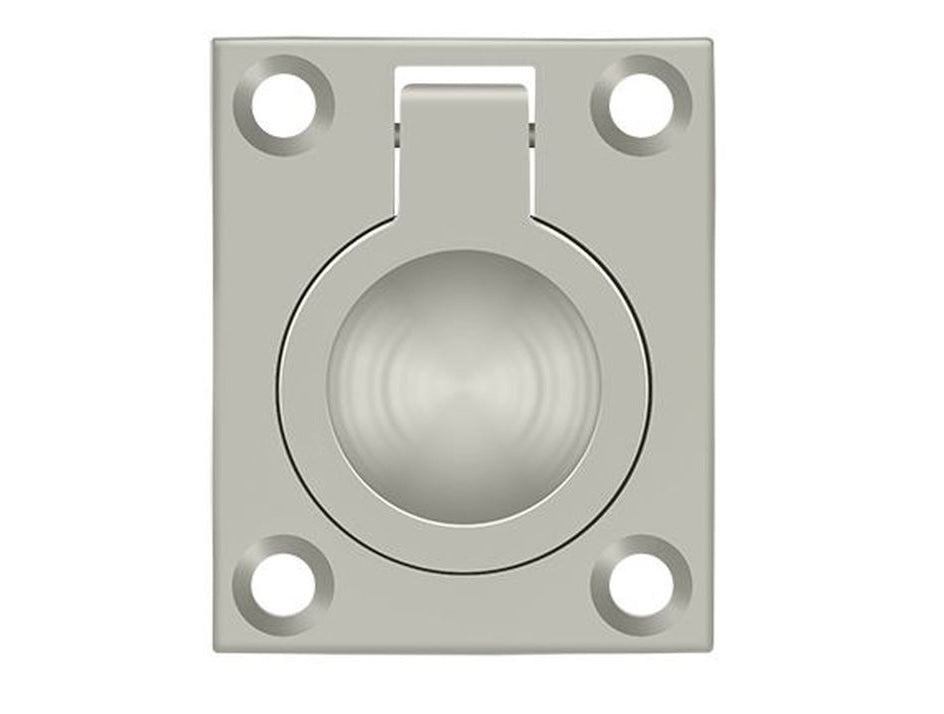 Deltana FRP175U15 Flush Ring Pull, Satin Nickel