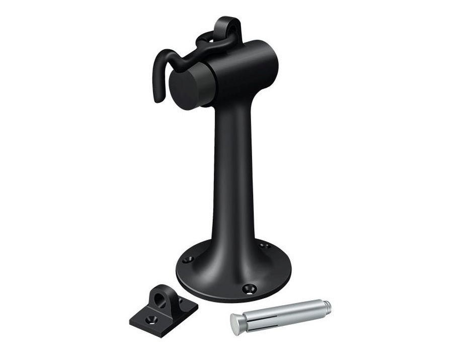Deltana DSF630U19 Floor Mount Bumper, Black, 6"