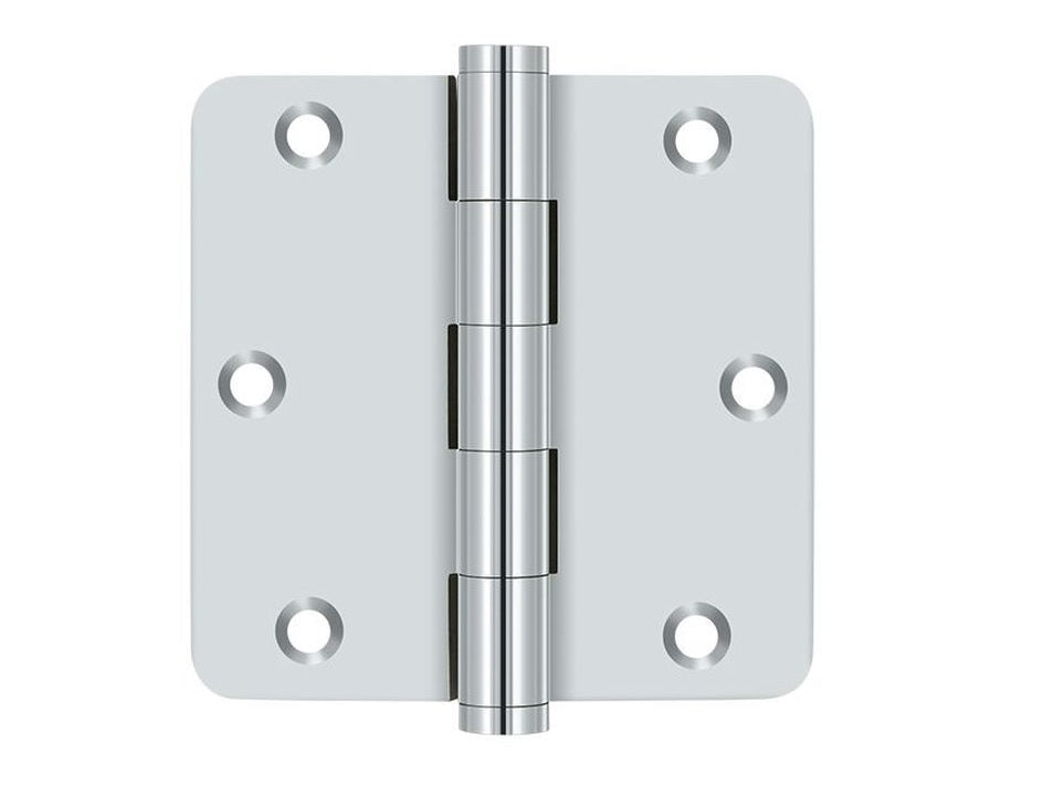 Deltana DSB35R426 Radius Hinge, Bright Chrome