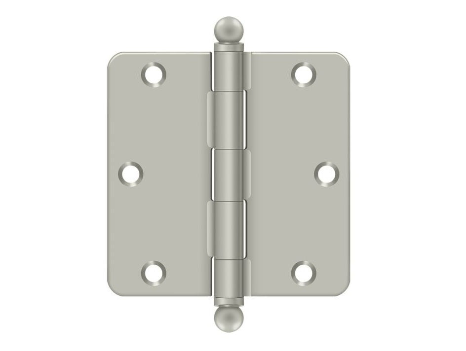Deltana S35R415-BT Radius Hinge, Satin Nickel