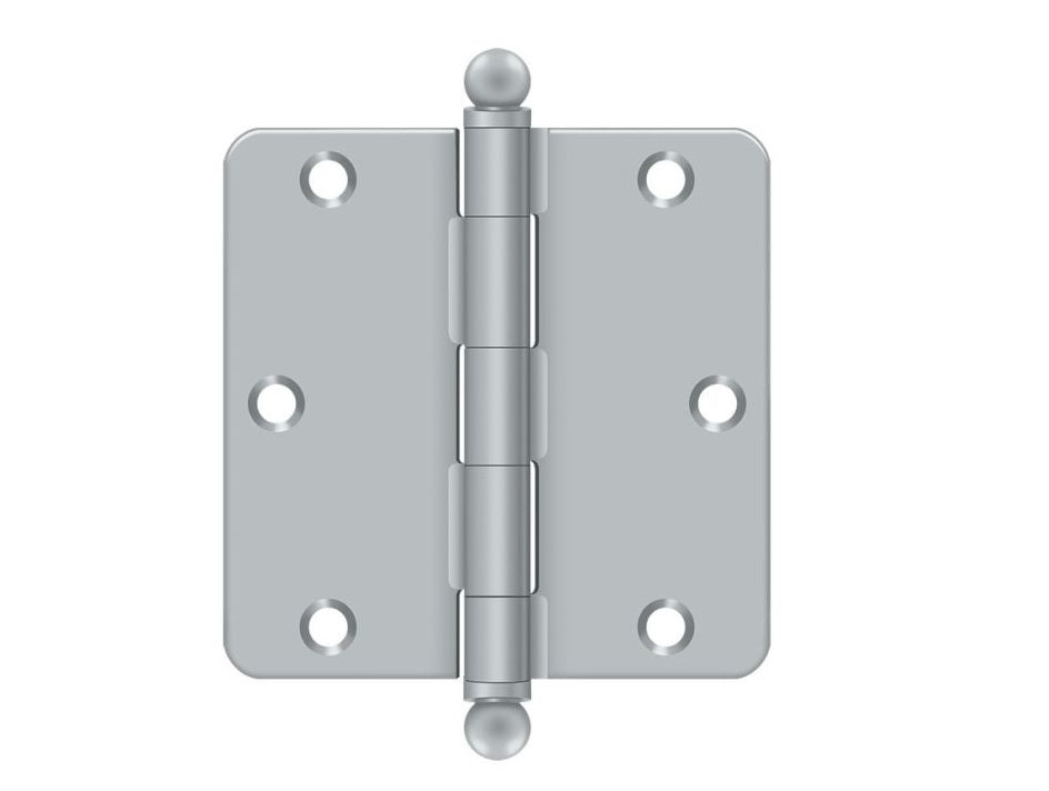 Deltana S35R426D-BT Radius Hinge, Satin Chrome