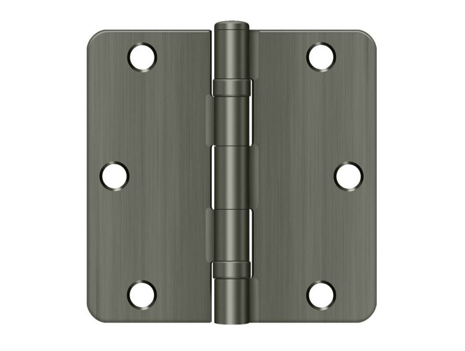 Deltana S35R4BB15A Radius Hinge, Antique Nickel