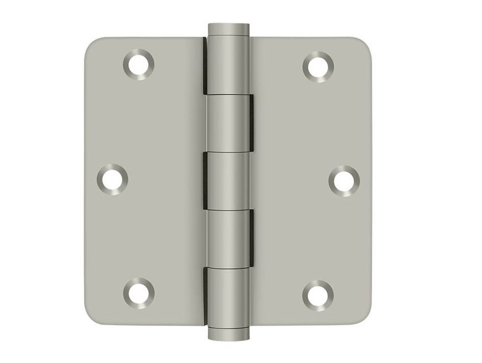 Deltana DSB35R415-R Residential Radius Hinge, Satin Nickel
