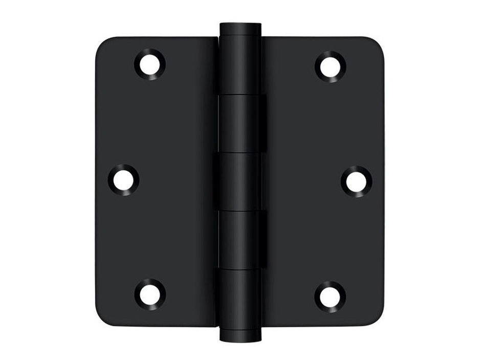 Deltana DSB35R419-R Residential Radius Hinge, Black