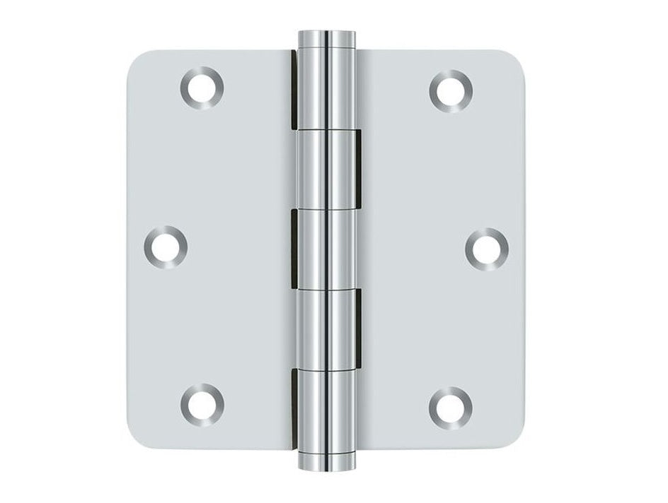 Deltana DSB35R426-R Residential Radius Hinge, Bright Chrome