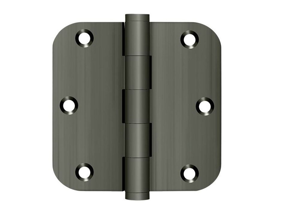 Deltana DSB35R515A-R Residential Radius Hinge, Antique Nickel