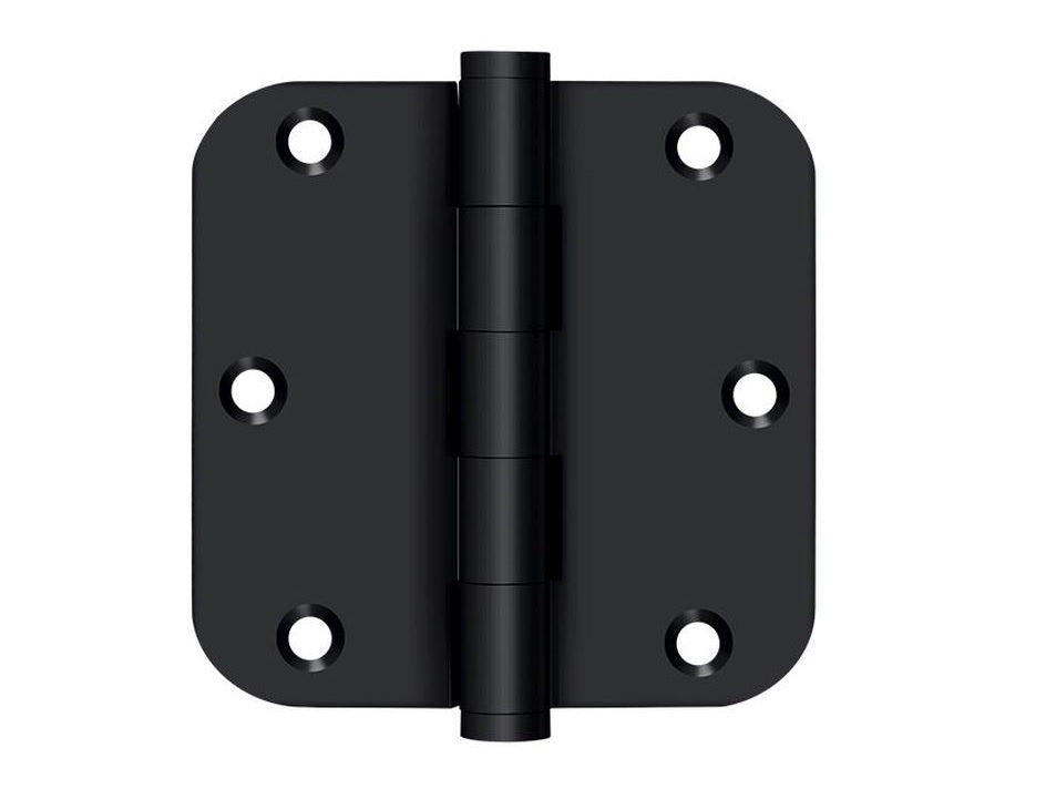 Deltana DSB35R519-R Residential Radius Hinge, Black