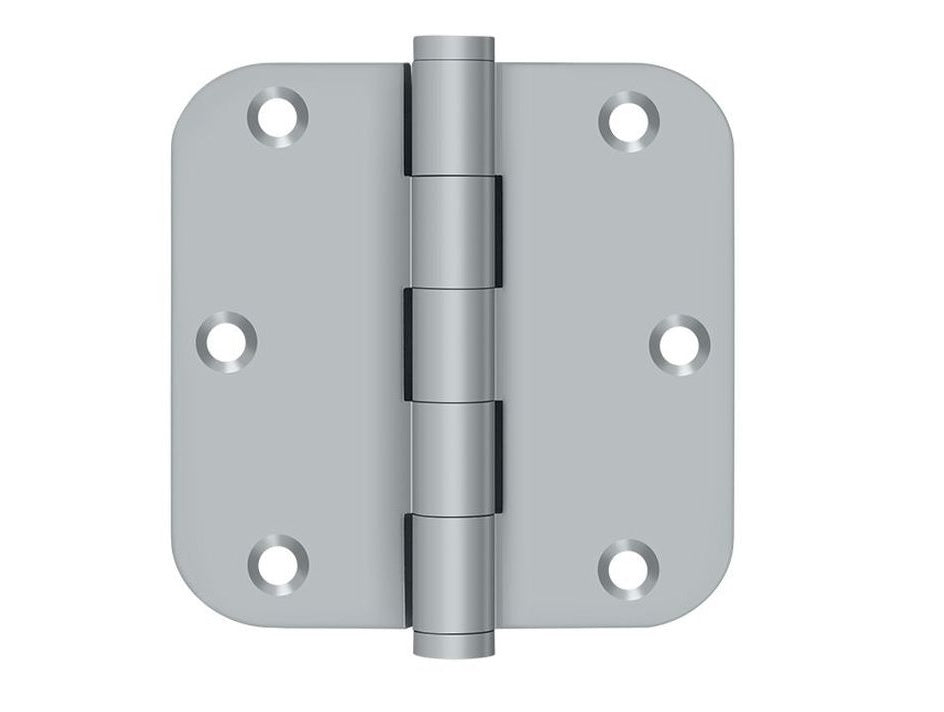 Deltana DSB35R526D-R Residential Radius Hinge, Satin Chrome