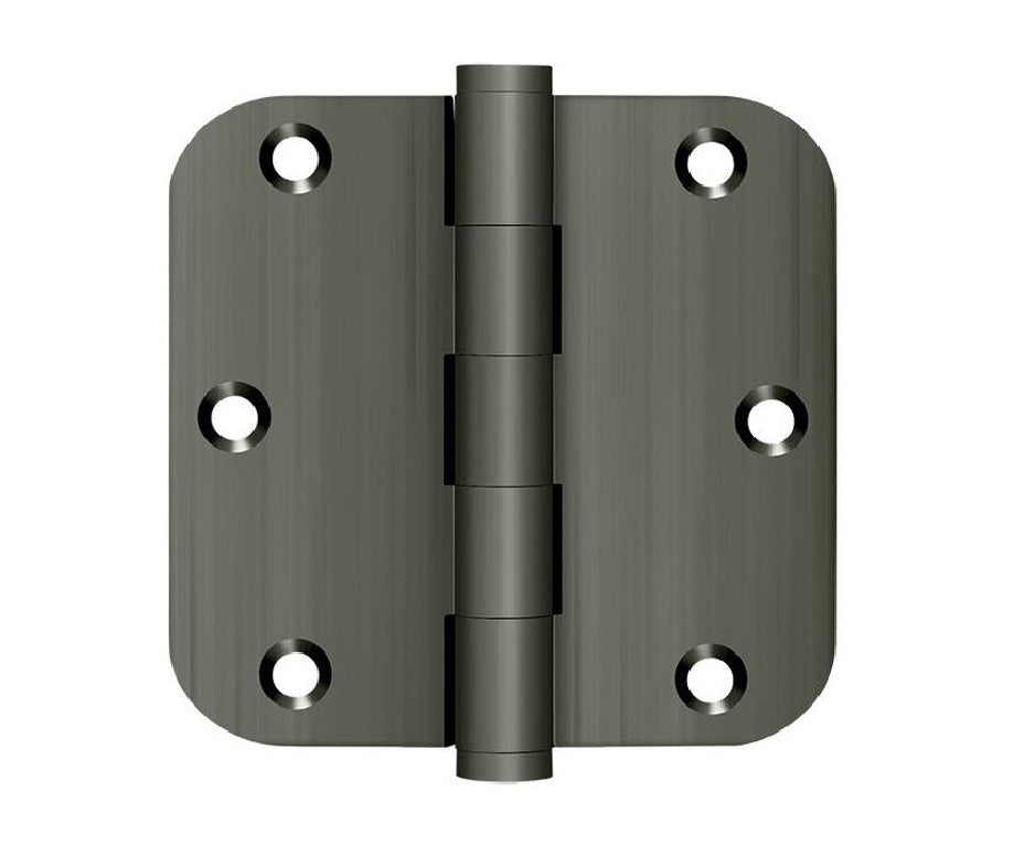 Deltana DSB35R515A Radius Hinge, Antique Nickel