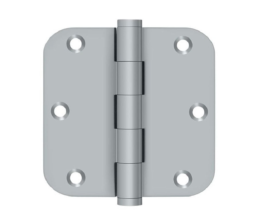 Deltana DSB35R526D Radius Hinge, Satin Chrome