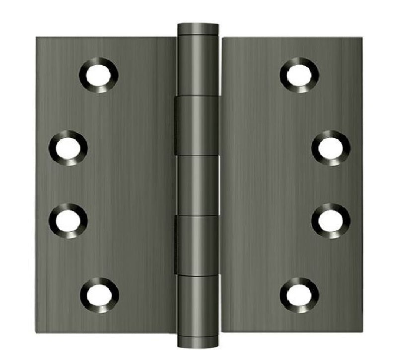 Deltana DSB415 Square Hinge, Antique Nickel