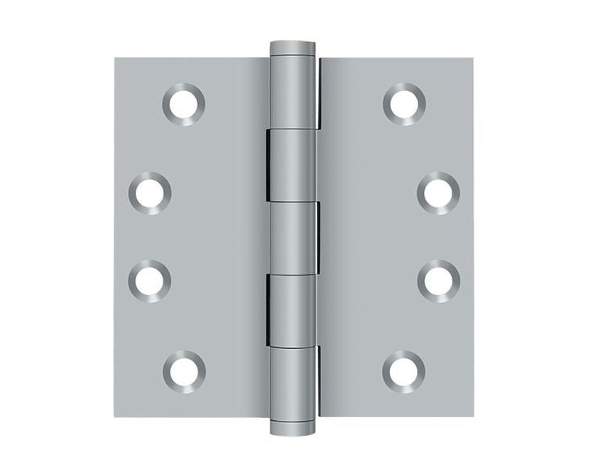Deltana DSB426D Square Hinge, Satin Chrome