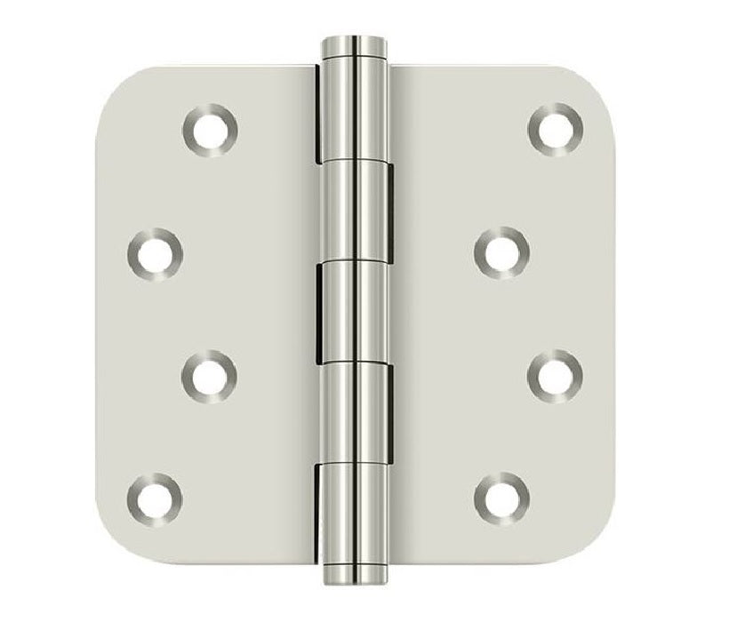 Deltana DSB4R510B-RZ Zig-Zag Radius Hinge, Bright Nickel