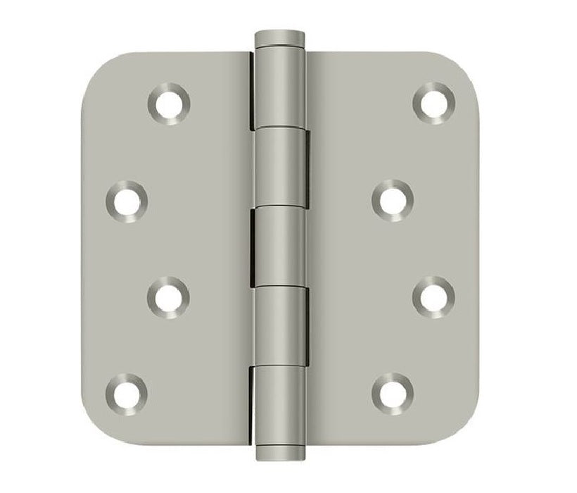 Deltana DSB4R515-RZ Zig-Zag Radius Hinge, Satin Nickel