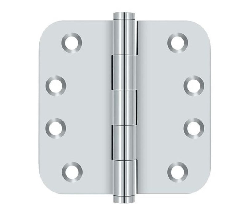 Deltana DSB4R526 Radius Hinge, Bright Chrome