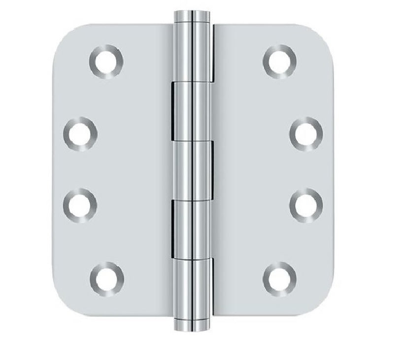 Deltana DSB4R526D Radius Hinge, Satin Chrome