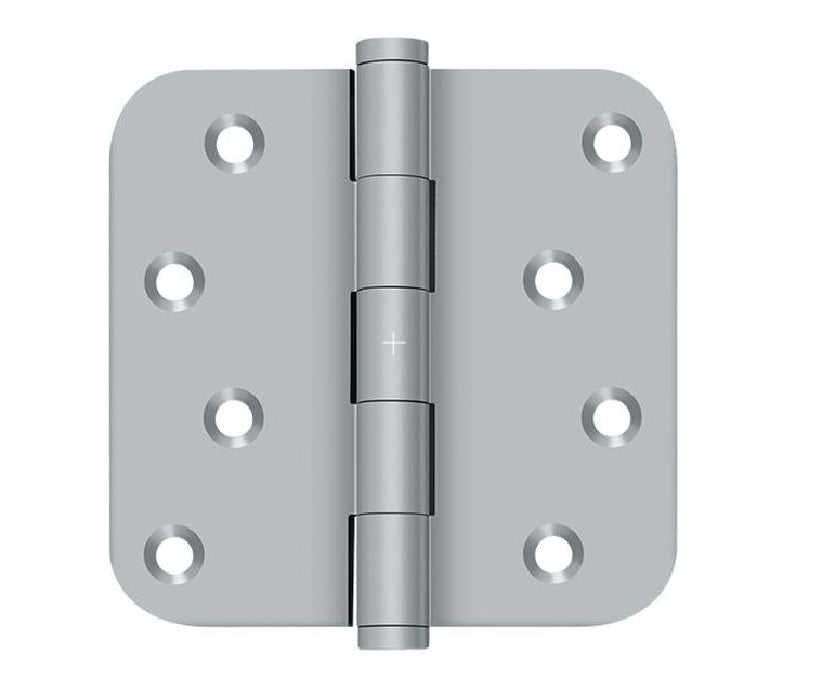 Deltana DSB4R526D-RZ Zig-Zag Radius Hinge, Satin Chrome