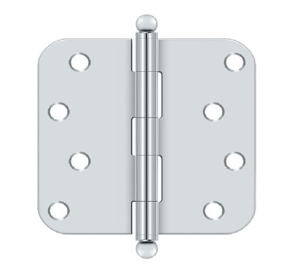 Deltana S44R526-BT Radius Hinge, Bright Chrome