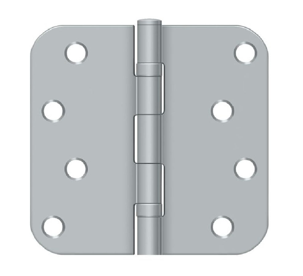 Deltana S44R5BB26D Radius Hinge, Satin Chrome