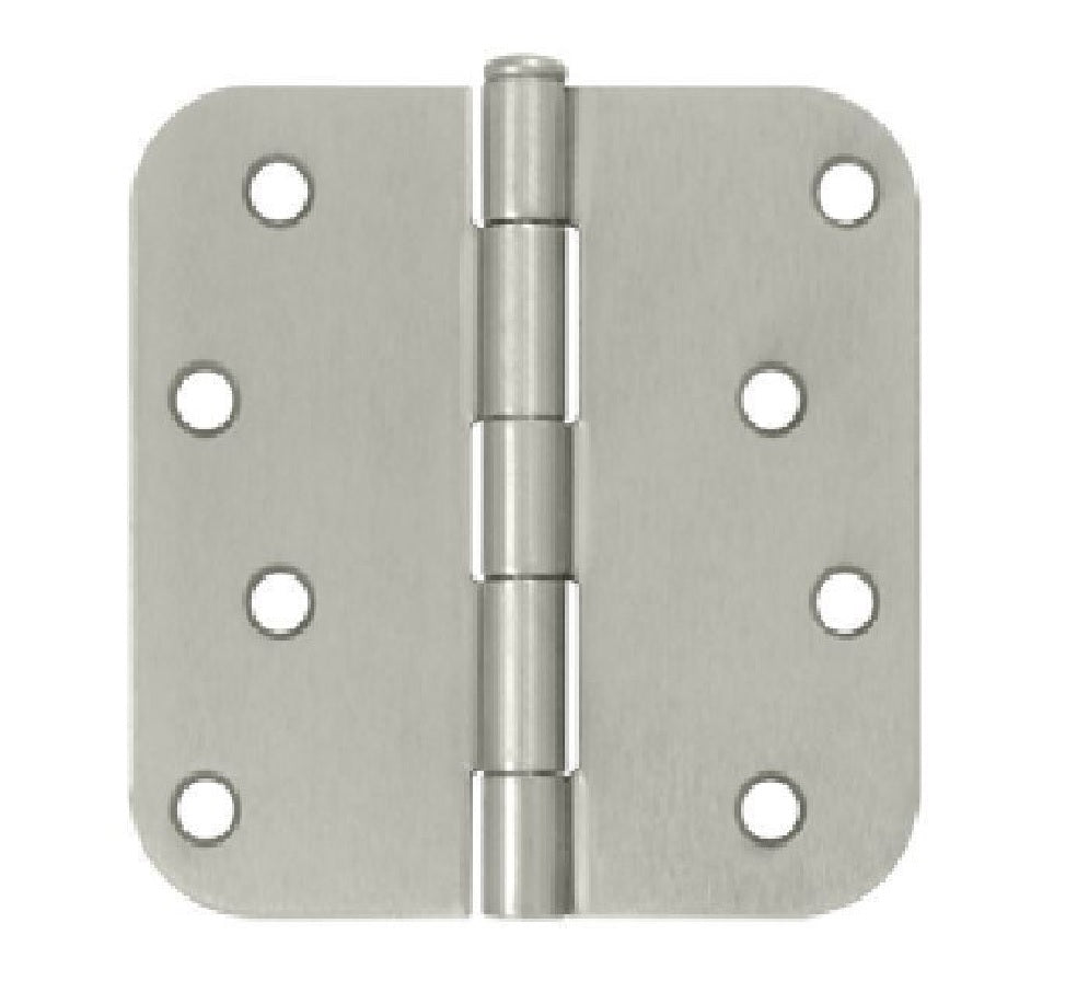 Deltana S44R5BK15 Radius Hinge, Satin Nickel
