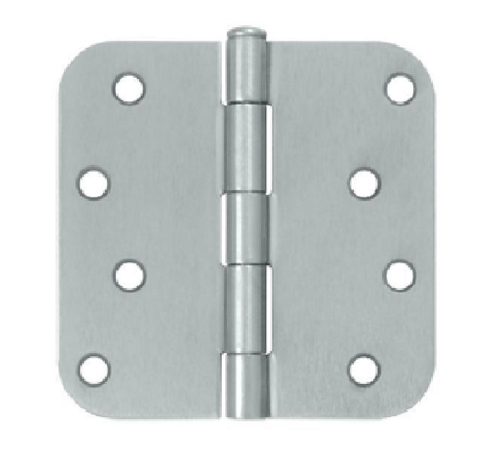 Deltana S44R5BK26D Radius Hinge, Satin Chrome