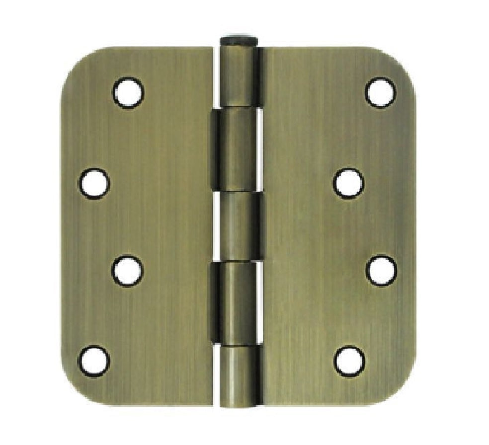 Deltana S44R5BK5 Radius Hinge, Antique Brass