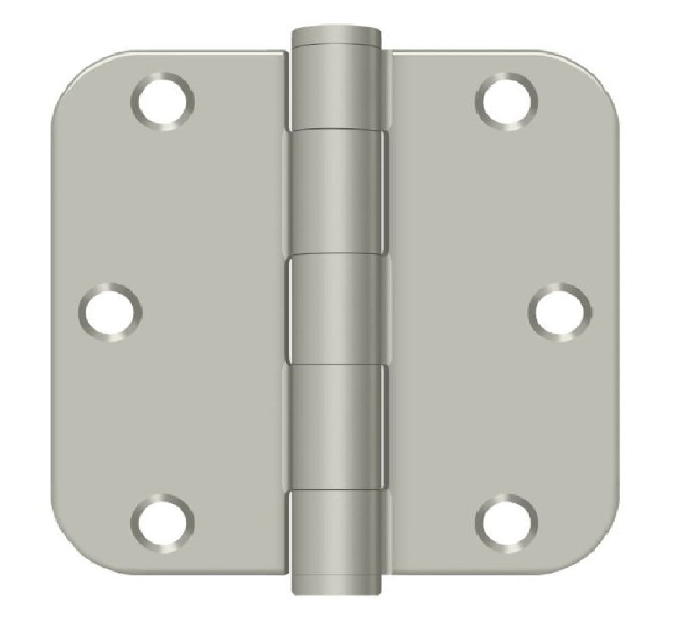 Deltana S35R5HD15 Radius Hinge, Satin Nickel