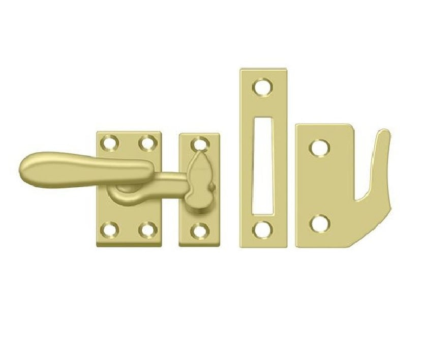 Deltana CF66U3 Casement Fastener Window Lock, Bright Brass