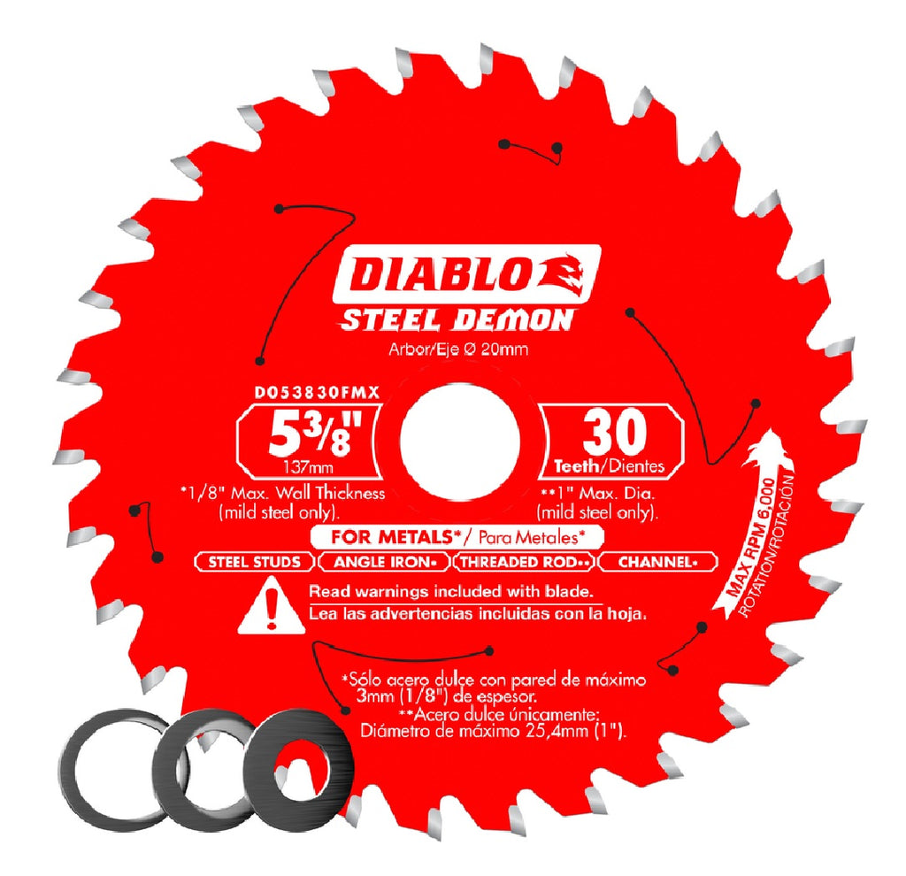 Diablo D053830FMX Steel Demon Circular Saw Blade — LIfe and Home