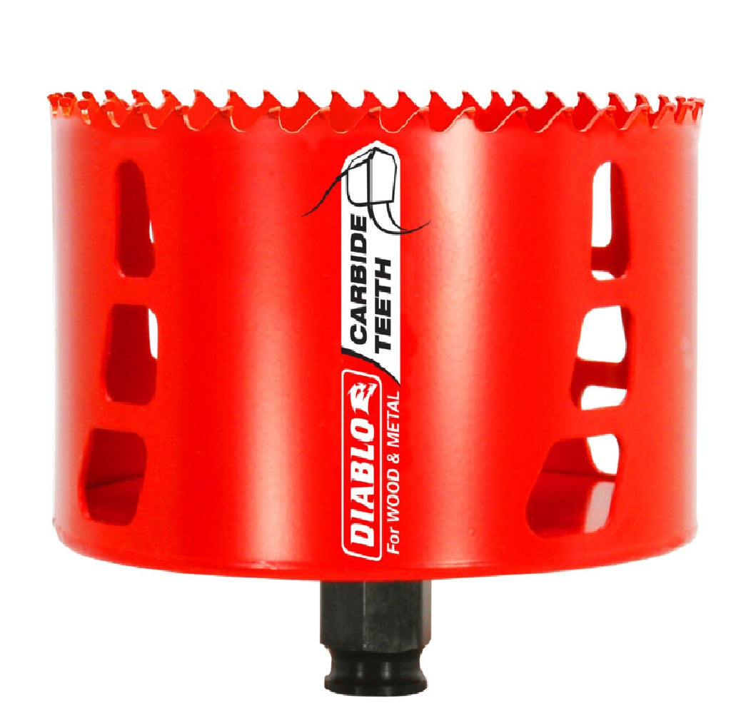 Diablo DHS4250CT Carbide Tipped Hole Saw, 4-1/4 Inch