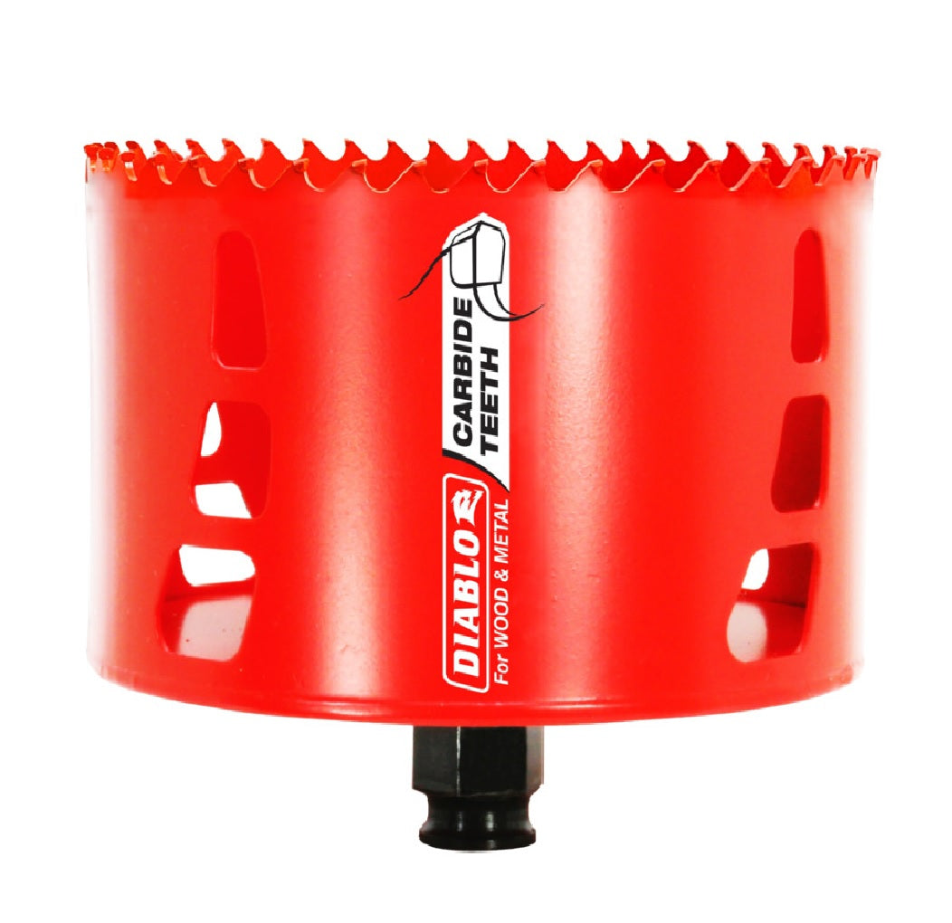 Diablo DHS4500CT Carbide Tipped Hole Saw, 4-1/2 Inch