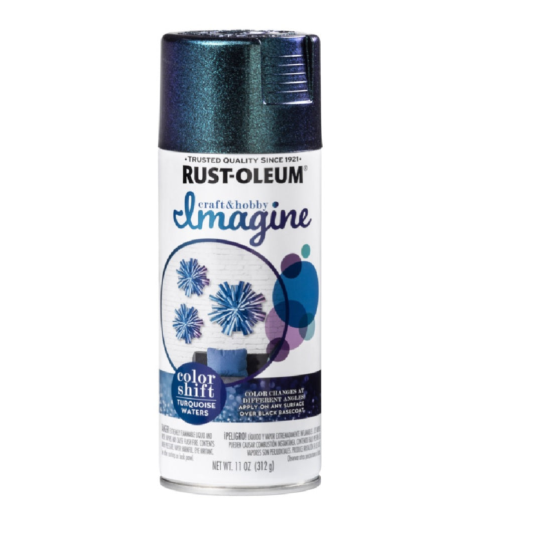 Rust-Oleum 353336 Shift Spray Paint, Turquoise Waters