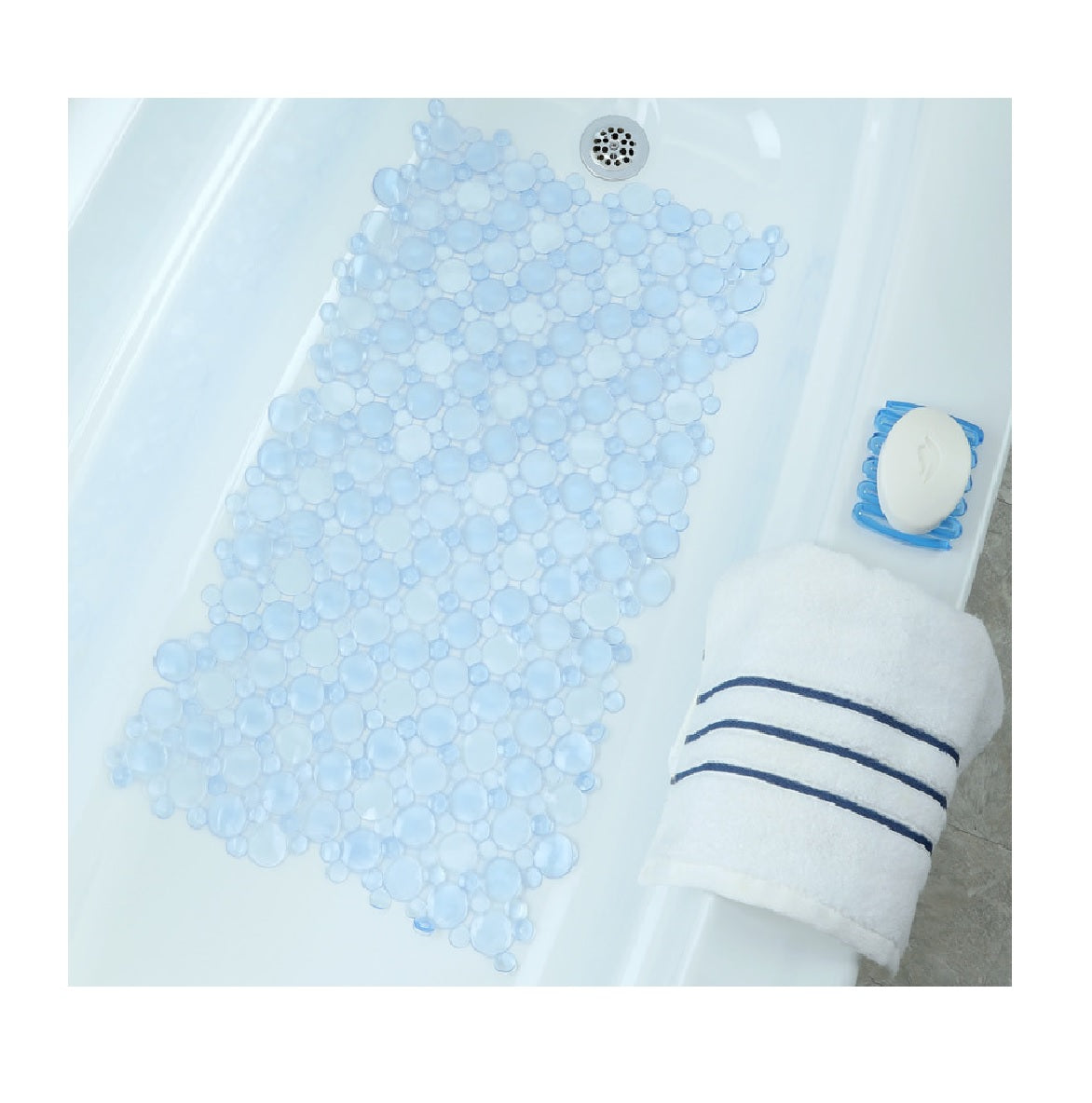 SlipX Solutions 06772 Burst of Bubbles Bath Mat
