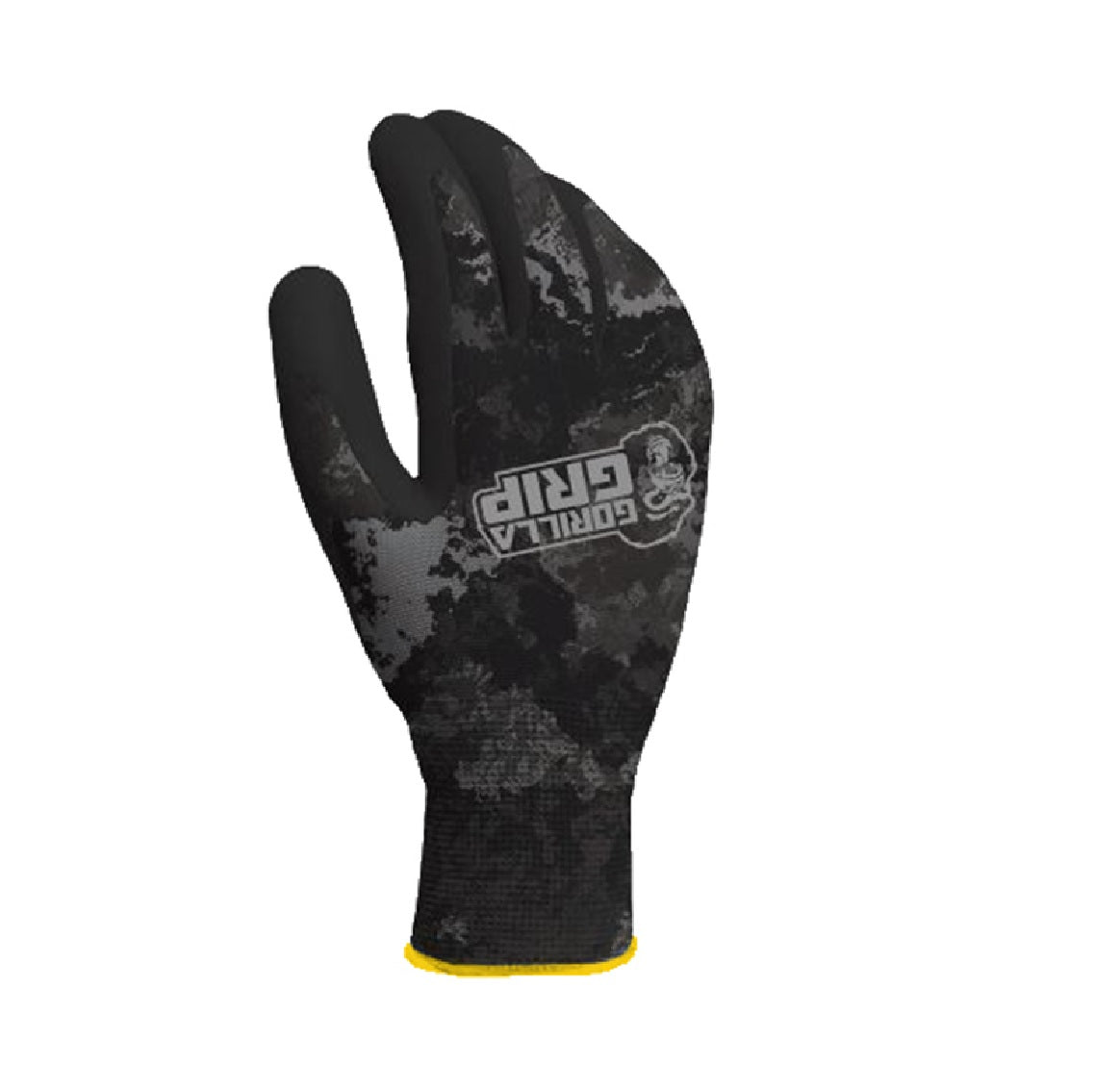 Gorilla Grip 25067-26 Tac Dipped Gloves, Black