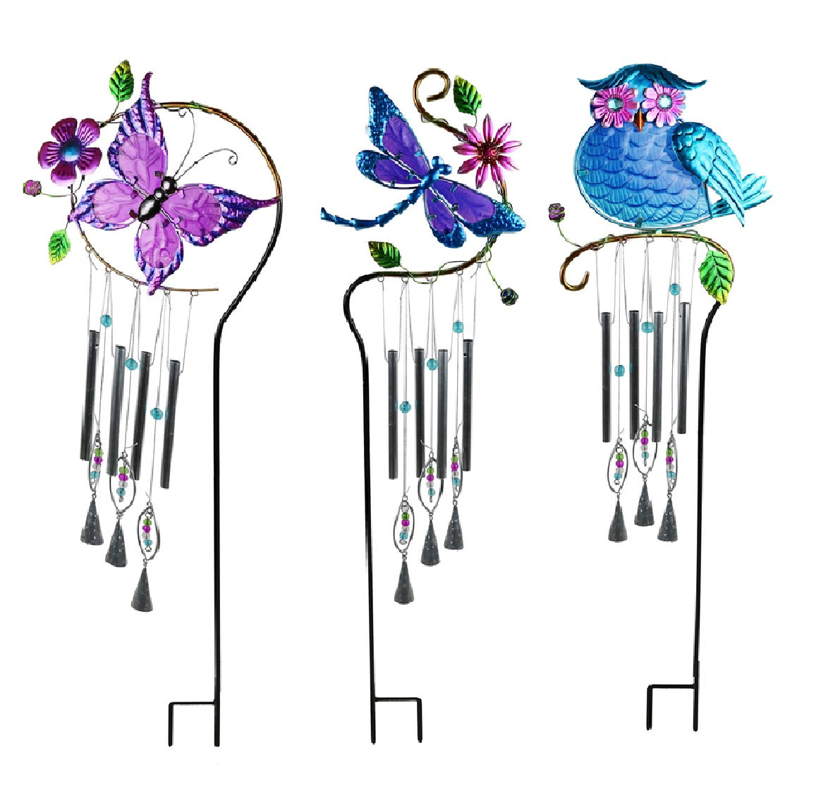 Meadowcreek ZAC47M2231 Windchime Outdoor Garden Stake