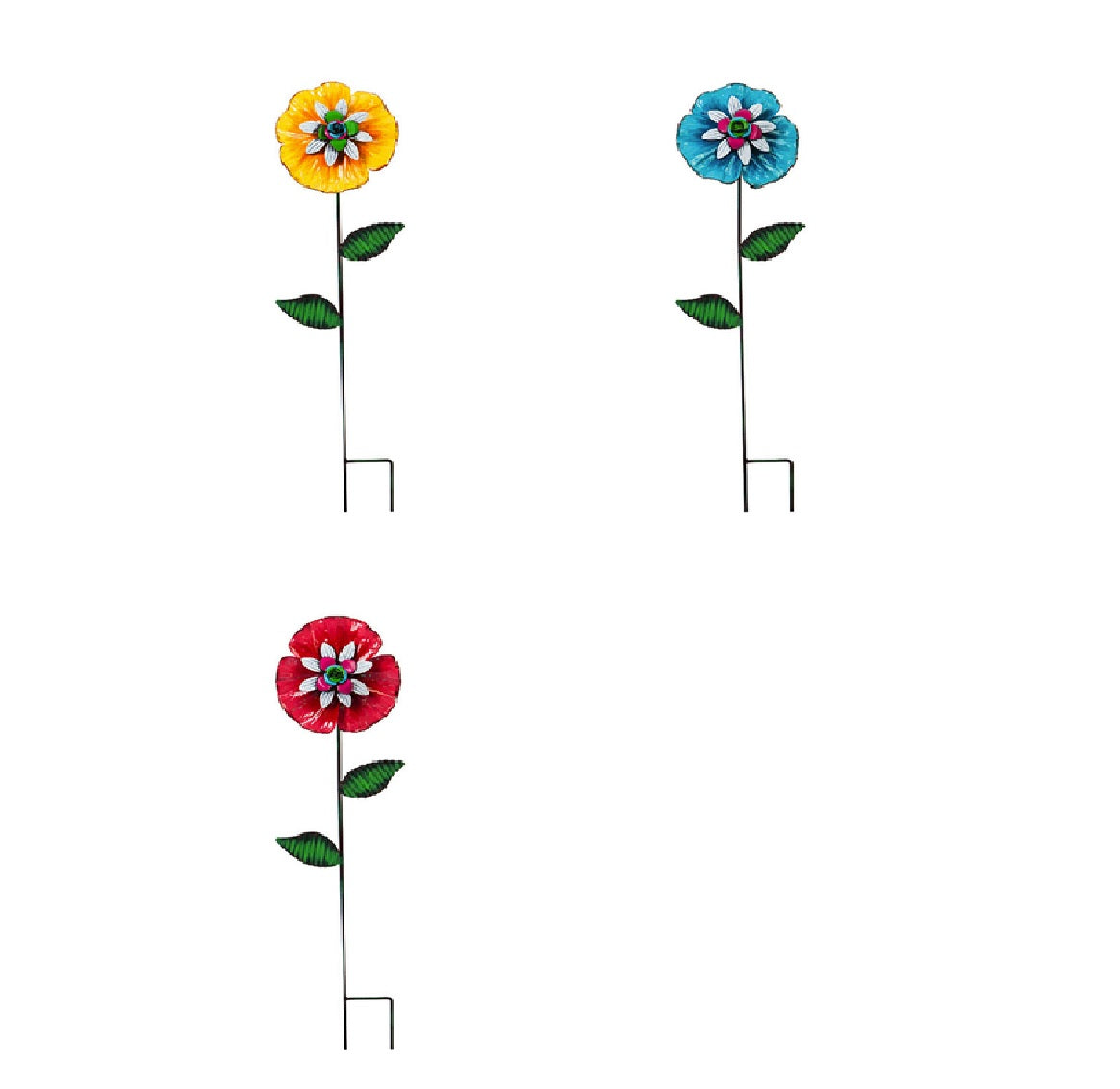 Meadowcreek ZAC47M2211 Flower Outdoor Garden Stake