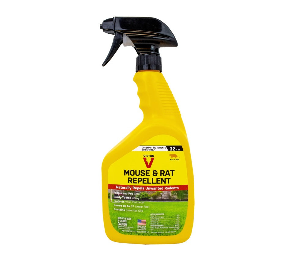 Victor M809 Ready To Use Mouse & Rat Repellent Spray, 32 Oz