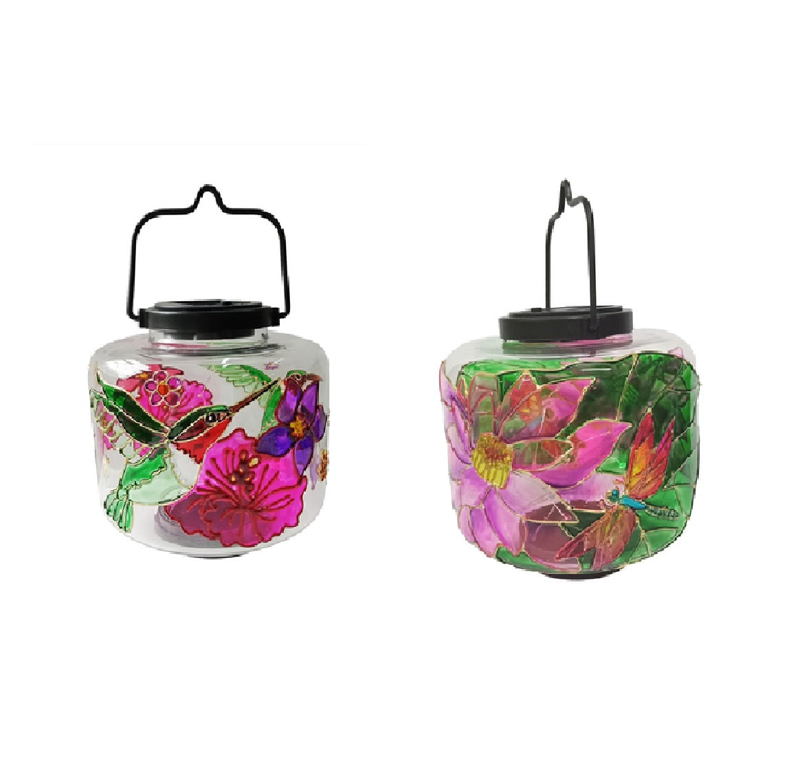 Luminous Garden ZAC2SP6583 Hummingbird/Dragonfly Solar Lantern
