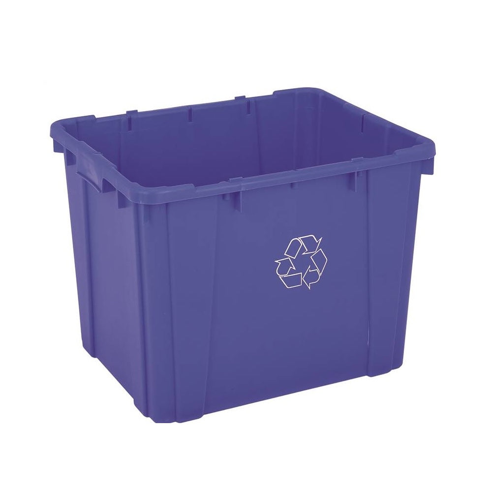 Continental Commercial Cpc5914-1 Curbside Recycling Bin, Blue, Plastic