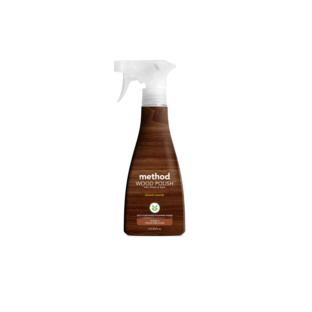 Method 01918 Almond Scent Wood Polish Spray, 14 oz.