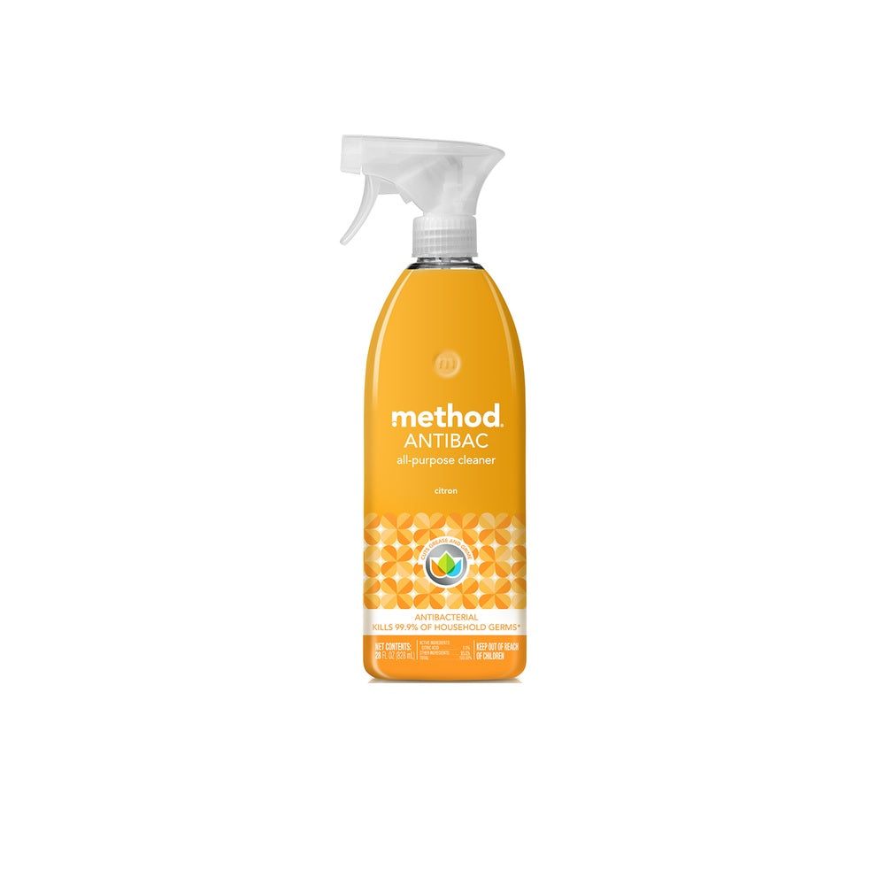 Method 17432 Citron Antibacterial Cleaner, 28 oz.