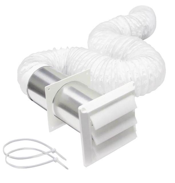 Lambro 264W Louver Hood Kit, 4" x 5', White